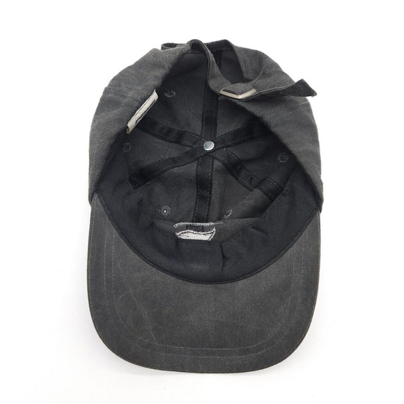 Vintage Pepsi Cola Strapback Hat Baseball Cap‎ Y2K Gray Employee Work Uniform - Picture 6 of 7